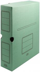 Коробка архивная 75мм зеленый